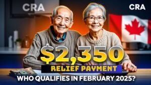 CRA $2,350 Relief Payment for Canadian Seniors – Who Qualifies in February 2025?